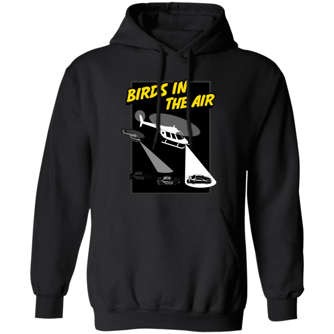 Birds In The Air - @WorldWideWob Official Store - Unisex Hoodie / Black / S - Sweatshirts