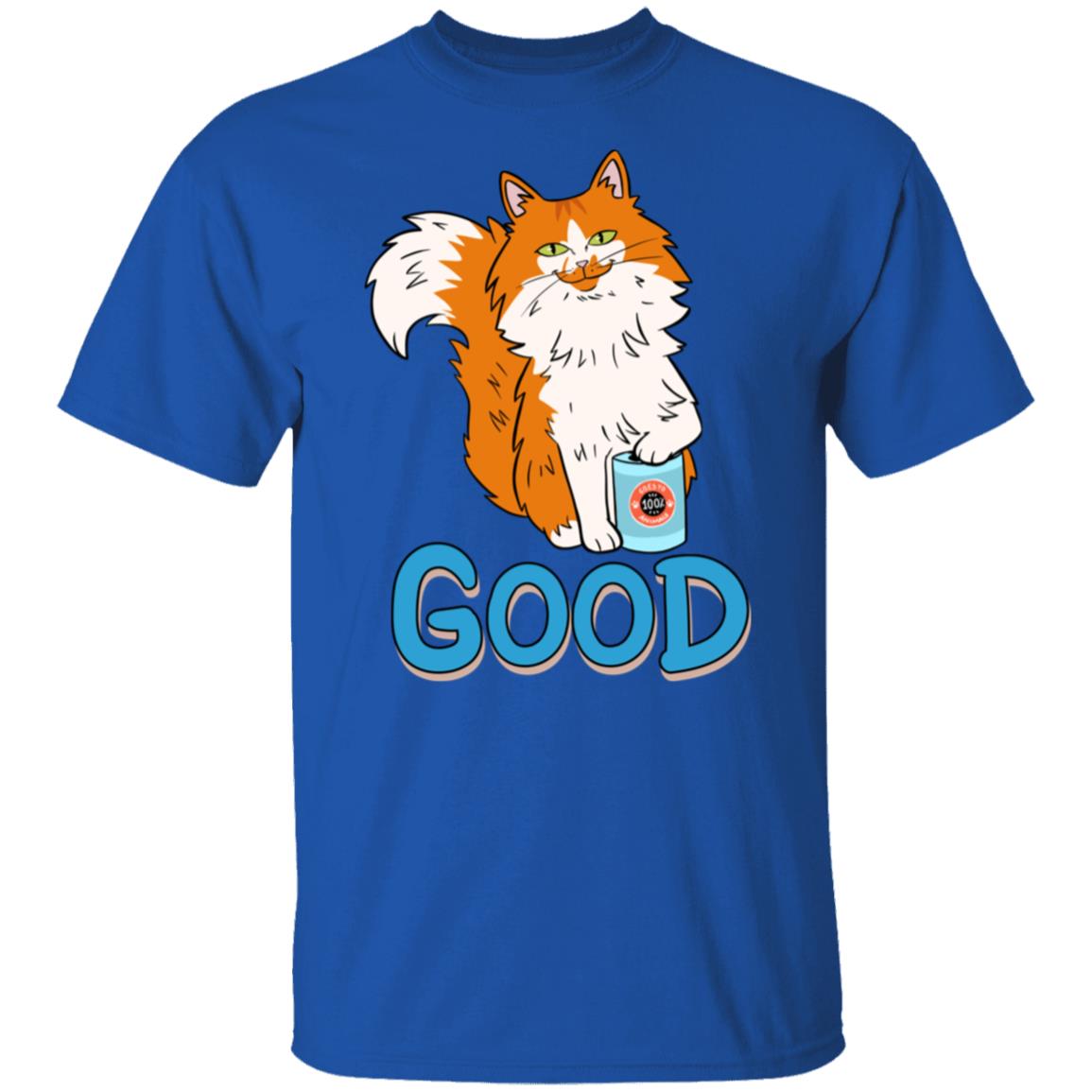 Good Pets Cat Face Logo T-Shirt