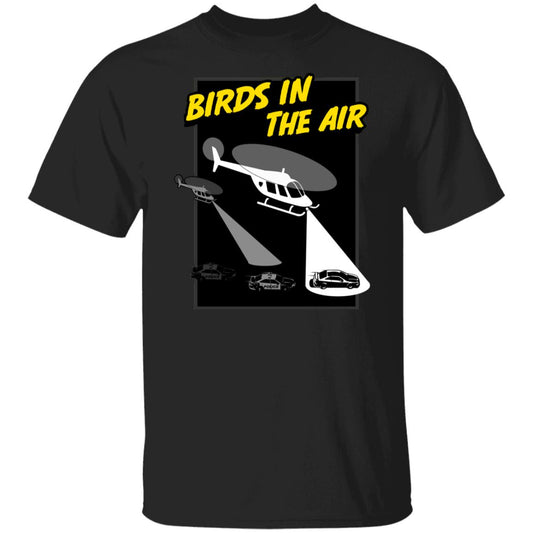 Birds In The Air - @WorldWideWob Official Store - Unisex T-Shirt / Black / S - Sweatshirts