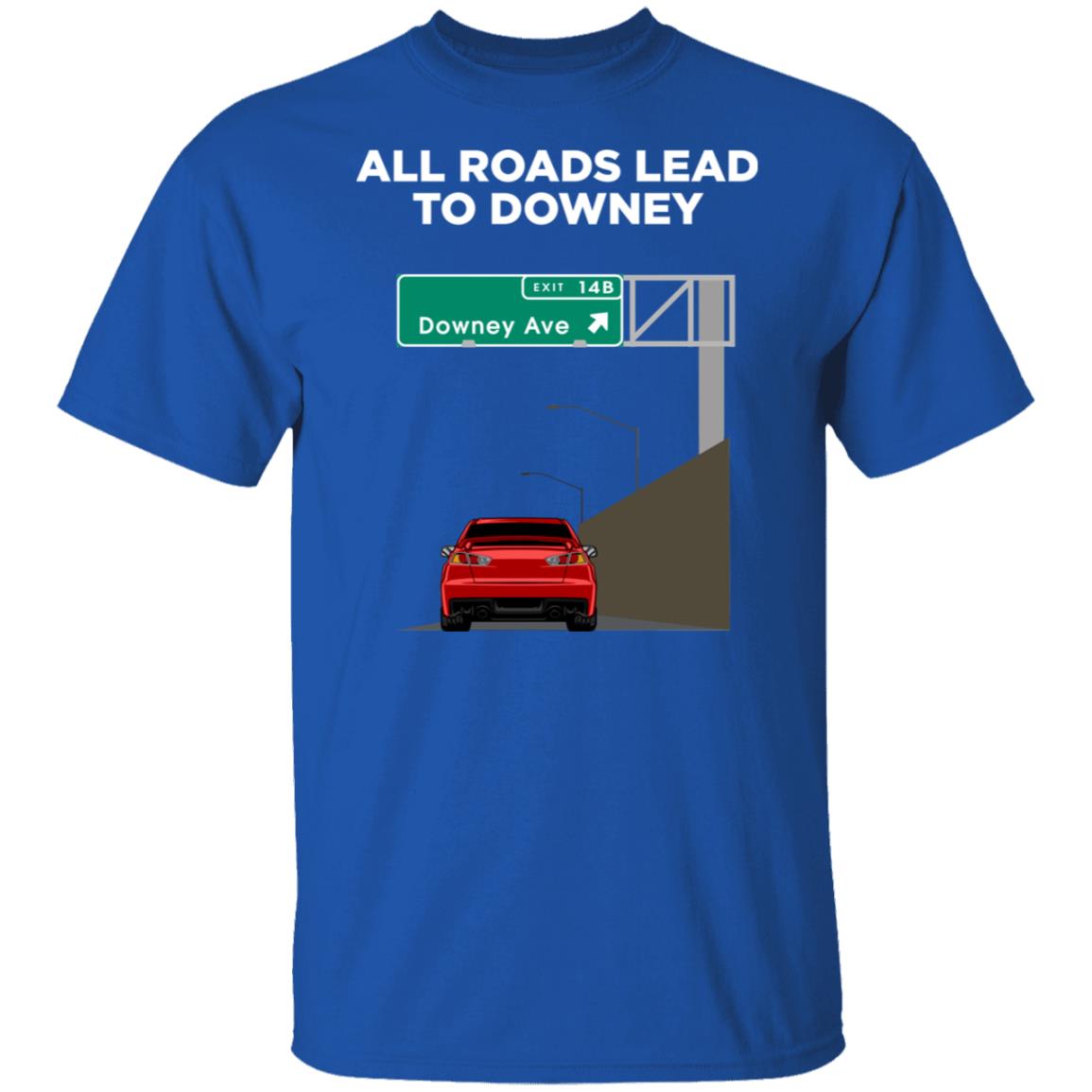 Downey Ave - @WorldWideWob Official Store - Unisex T-Shirt / Royal / S - Apparel