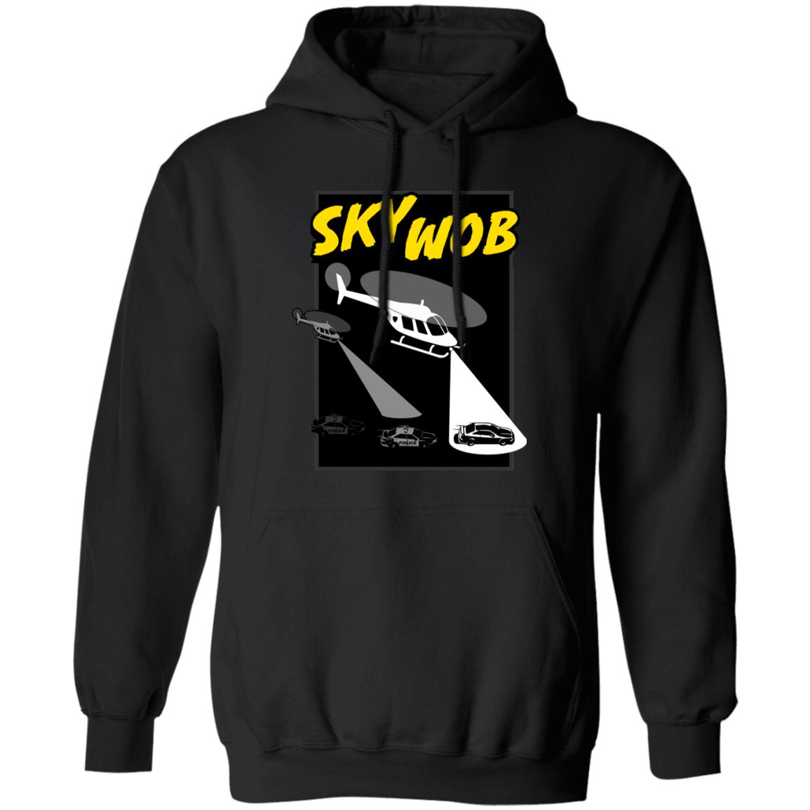 Sky Wob - @WorldWideWob Official Store - Unisex Hoodie / Black / S - Apparel