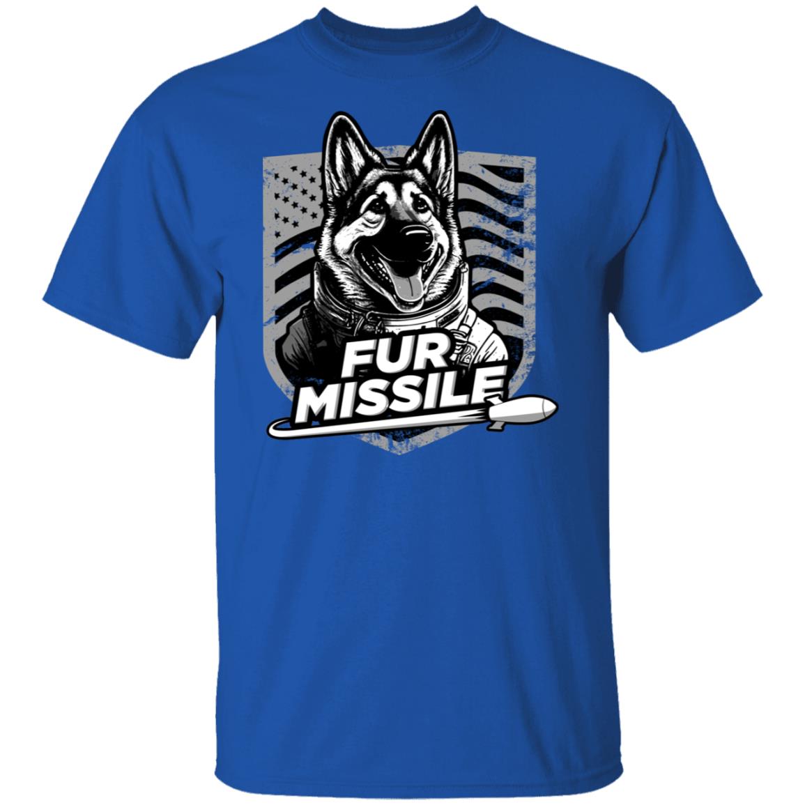 Fur Missile - @WorldWideWob Official Store - Unisex T-Shirt / Royal / S - Apparel