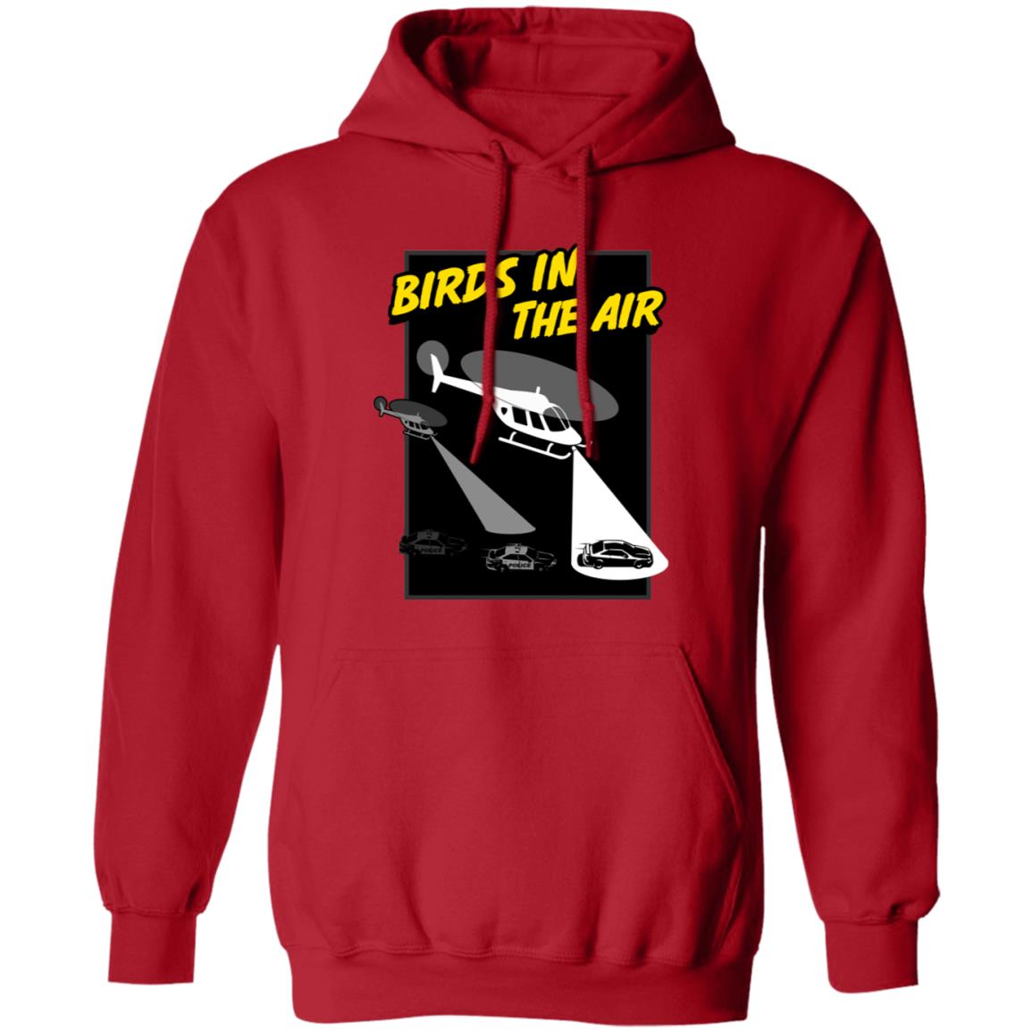 Birds In The Air - @WorldWideWob Official Store - Unisex Hoodie / Red / S - Sweatshirts