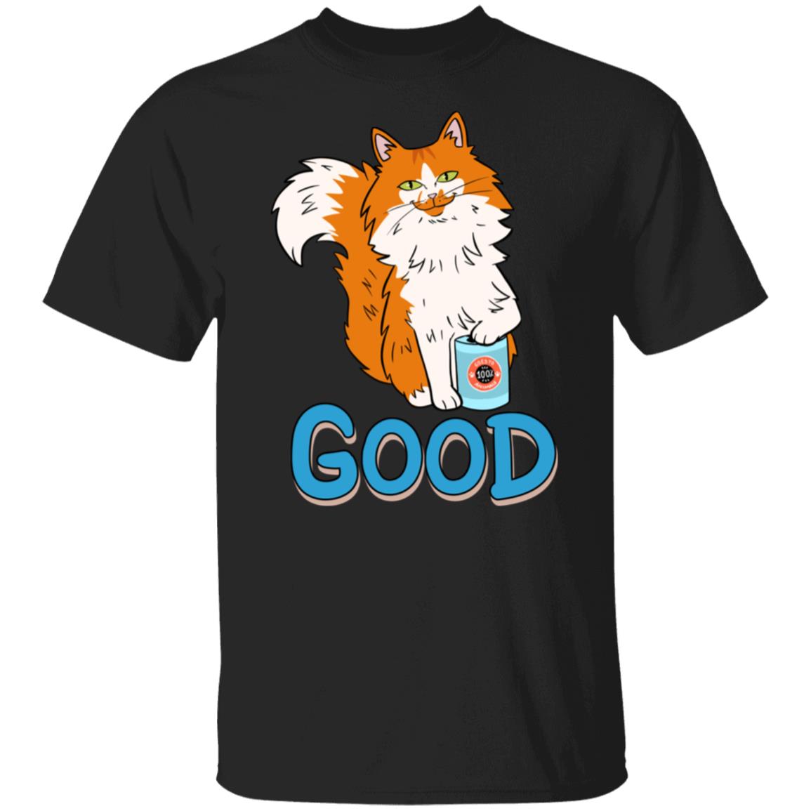 Good Pets Cat Face Logo T-Shirt